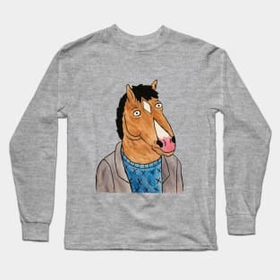 BoJack Horseman Watercolor Long Sleeve T-Shirt